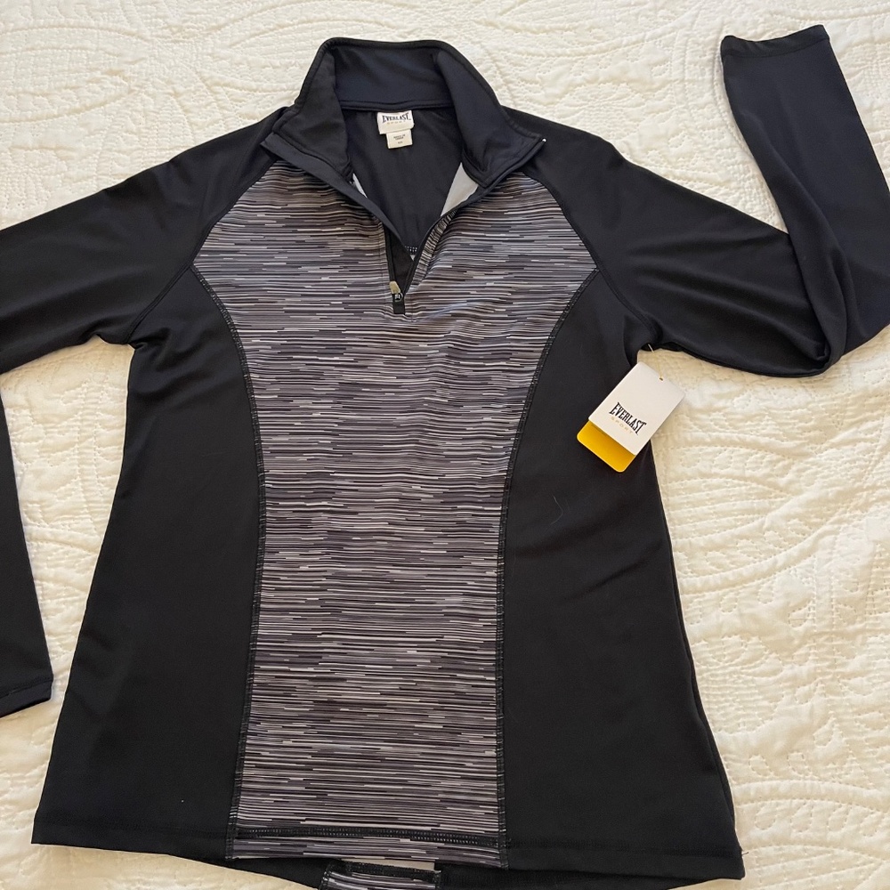 Women's Everlast Sport Quarter1/4  Zip Pullove  Size S  ~  NWT